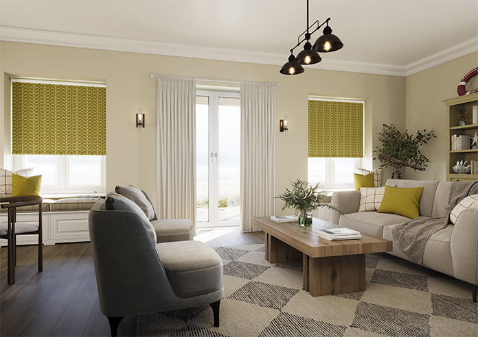 Orla Kiely Linear Stem, Seagrass - Roller Blind - Image 7